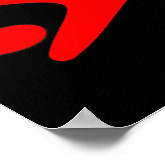 Katzenjagd Poster (Ecke)