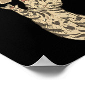 Katzenjäger-Handgestaute Gehörlose Bewusstsein 1 Poster (Ecke)