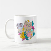 Katzenjägerkatze Kaffeetasse (Links)