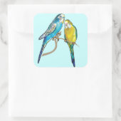 Katzenjammer Quadratischer Aufkleber (Tasche)