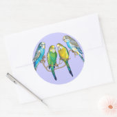 Katzenjammer Runder Aufkleber (Umschlag)