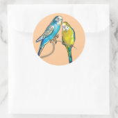 Katzenjammer Runder Aufkleber (Tasche)