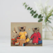 Katzenjammer und Kasse Postkarte (Stehend Vorderseite)