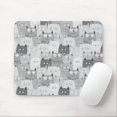 Katzenjapanisches Kätzchen je lustige Mem Witz Sch Mousepad (Mit Mouse)