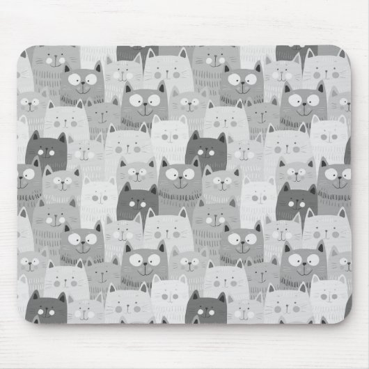 Katzenjapanisches Kätzchen je lustige Mem Witz Sch Mousepad (Vorne)