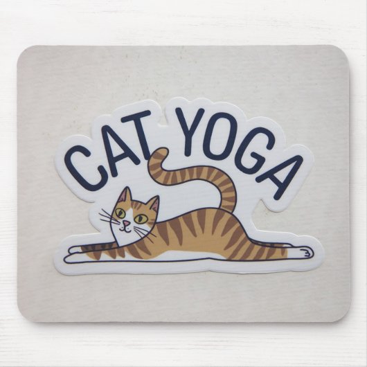 Katzenjoga Mousepad (Vorne)