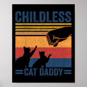 Katzenjung Daddy 2024 für Präsident Matching Pa Poster