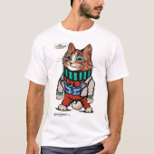 Katzenjunge, Louis Wain T-Shirt (Vorderseite)