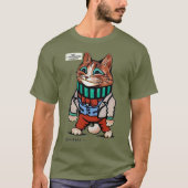 Katzenjunge, Louis Wain T-Shirt (Vorderseite)
