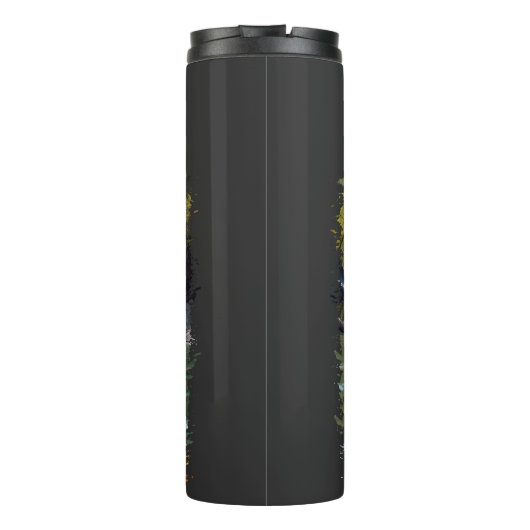 Katzenjungpaddel Thermosbecher (Rückseite)