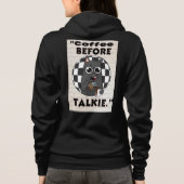 Katzenkaffee Hoodie (Rückseite)