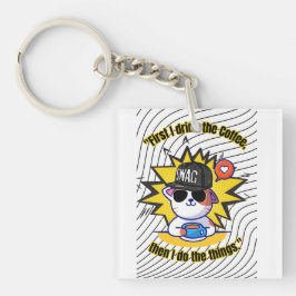 Katzenkaffee Schlüsselanhänger