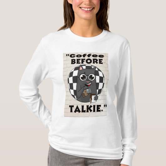 Katzenkaffee T-Shirt (Vorderseite)