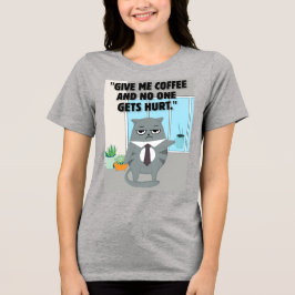 Katzenkaffee Tri-Blend Shirt