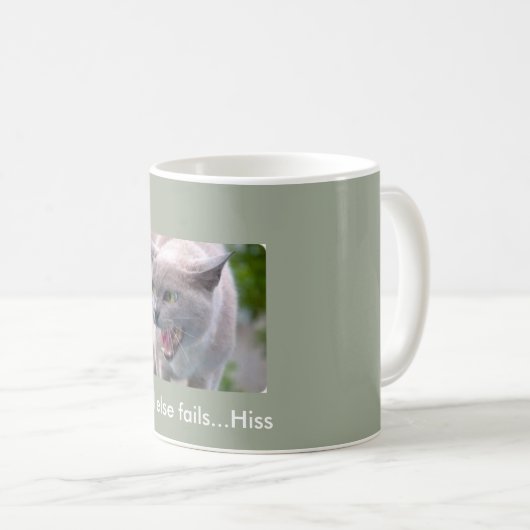 KatzenKaffeetasse…, wenn alles sonst… Zischen Kaffeetasse (VorderseiteRechts)