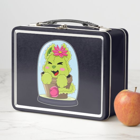 Katzenkaktus Metall Brotdose (Beispiel)