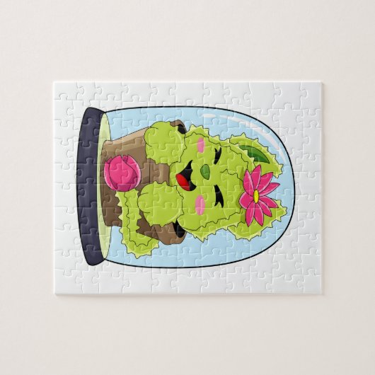 Katzenkaktus Puzzle (Horizontal)