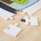 Katzenkaktus Puzzle (Seite)