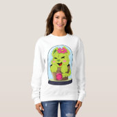 Katzenkaktus Sweatshirt (Vorne ganz)