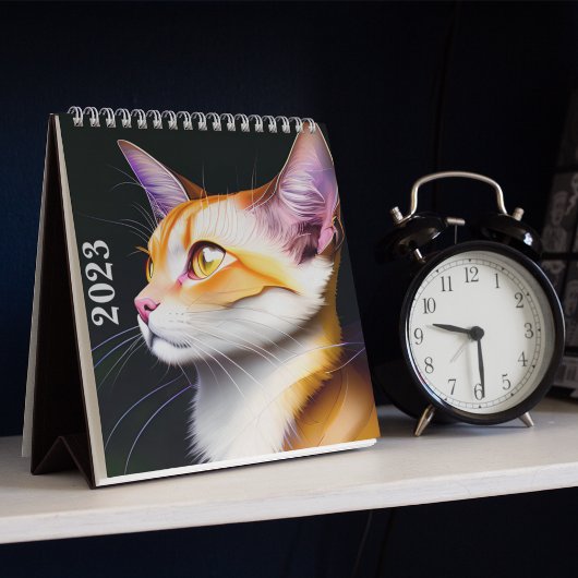 Katzenkalender 2023 - Kosmische Katzen Abstrakt Ar Kalender