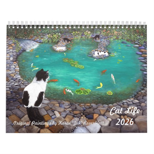 Katzenkalender 2026 kalender (Titelbild)