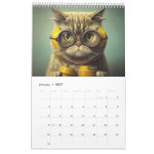Katzenkalender Kalender (Jan 2027)