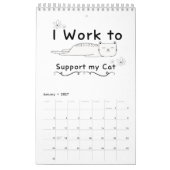 Katzenkalender kalender (Jan 2027)