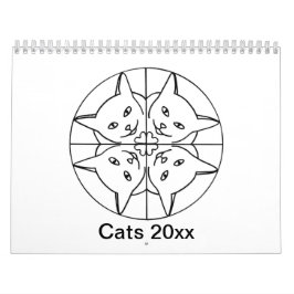 Katzenkalender künstlerischer Katzen Kalender