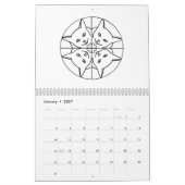 Katzenkalender künstlerischer Katzen Kalender (Jan 2027)