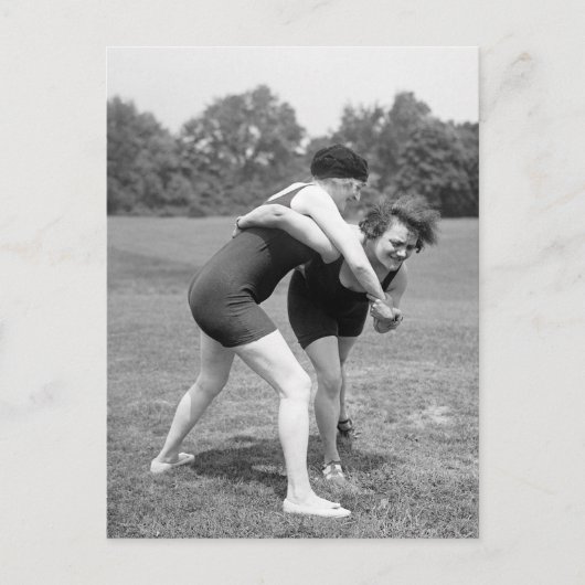 Katzenkampf, Anfang des 19. Jahrhunderts Postkarte (Vorderseite)