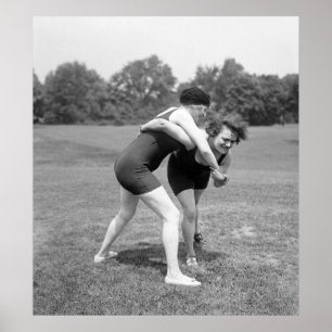 Katzenkampf, frühe 1900s poster