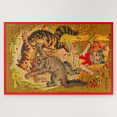 Katzenkampf Puzzle (Horizontal)