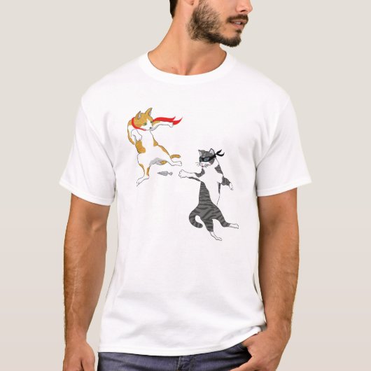Katzenkampf T-Shirt (Vorderseite)