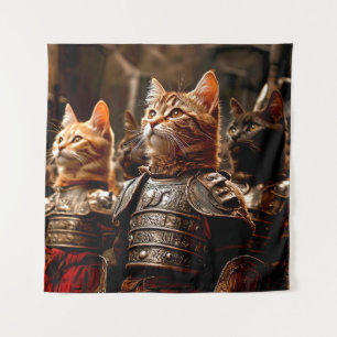 Katzenkampf Wandteppich