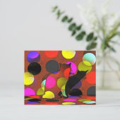 Katzenkarte Postkarte (Stehend Vorderseite)