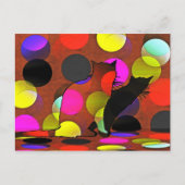 Katzenkarte Postkarte (Vorderseite)