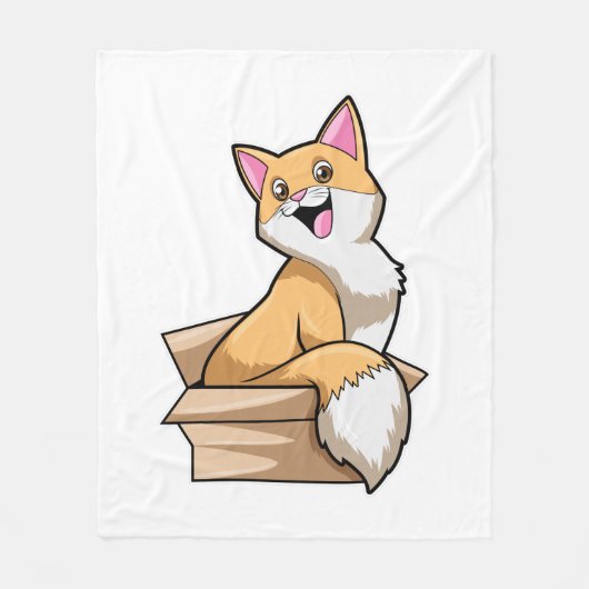 Katzenkasten Fleecedecke (Vorderseite)