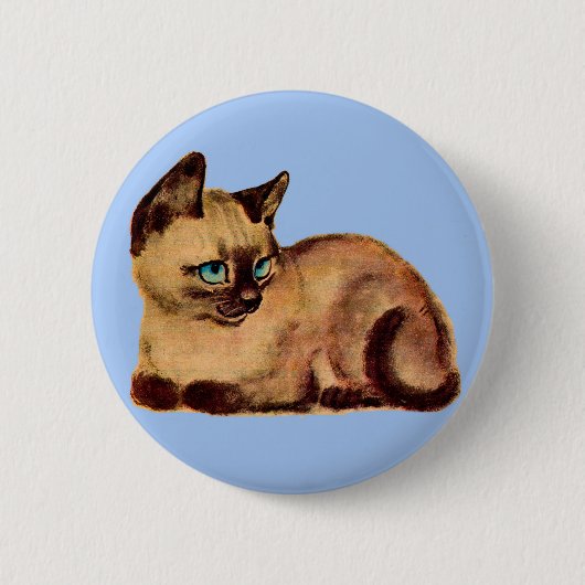 Katzenkätzchen Button (Vorderseite)