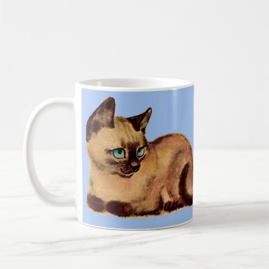 Katzenkätzchen Kaffeetasse (Links)