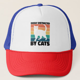 Katzenkätzchen Katzenjacke Funny Cat leicht abgele Truckerkappe