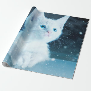 Katzenkätzchen Kunst Tierwelt Geschenkpapier