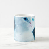 Katzenkätzchen Kunst Tierwelt Kaffeetasse (Mittel)