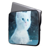 Katzenkätzchen Kunst Tierwelt Laptopschutzhülle (Vorderseite Links)