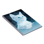 Katzenkätzchen Kunst Tierwelt Notizblock (Rechte Seite)