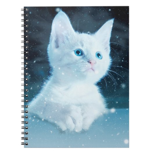 Katzenkätzchen Kunst Tierwelt Notizblock (Vorderseite)