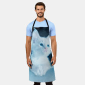 Katzenkätzchen Kunst Tierwelt Schürze (Getragen)
