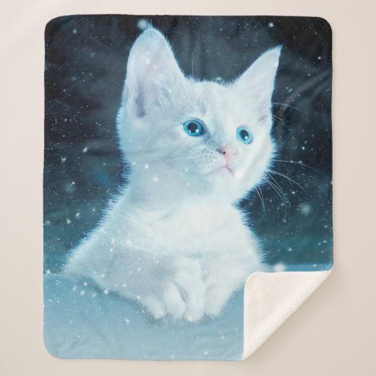 Katzenkätzchen Kunst Tierwelt Sherpadecke (Vorderseite)