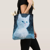 Katzenkätzchen Kunst Tierwelt Tasche (Von Nahem)