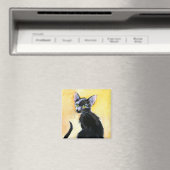 Katzenkätzchen, orange und gelb magnet (In Situ (Geschirrspüler))