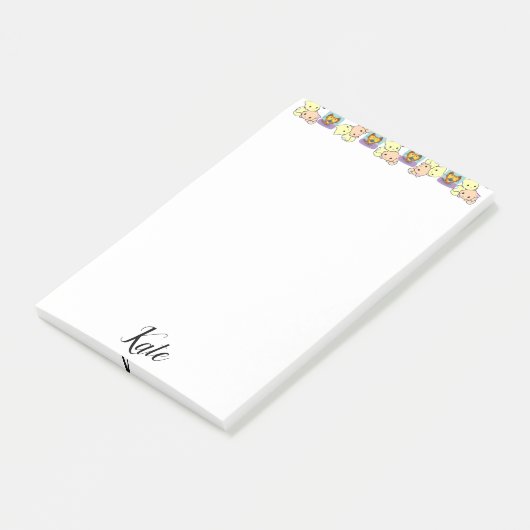 Katzenkätzchen Post-it Klebezettel (angewinkelt)